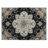Addison Chantille ACN2194 Global Machine Made Traditional Black Rug