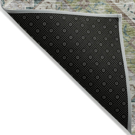 Addison Chantille ACN2195 Geometric Machine Made Transitional Aloe Rug