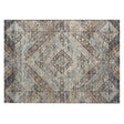 Addison Chantille ACN2195 Geometric Machine Made Transitional Brown Rug