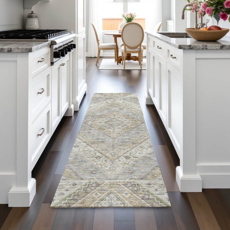 Addison Chantille ACN2195 Geometric Machine Made Transitional Ivory Rug