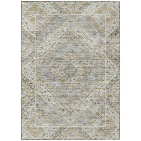 Addison Chantille ACN2195 Geometric Machine Made Transitional Ivory Rug