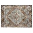 Addison Chantille ACN2195 Geometric Machine Made Transitional Paprika Rug