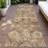 Addison Chantille ACN2196 Panel Machine Made Transitional Paprika Rug