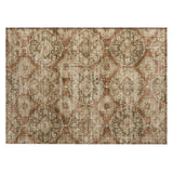 Addison Chantille ACN2196 Panel Machine Made Transitional Paprika Rug