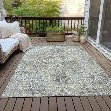 Addison Chantille ACN2197 Global Machine Made Traditional Aloe Rug