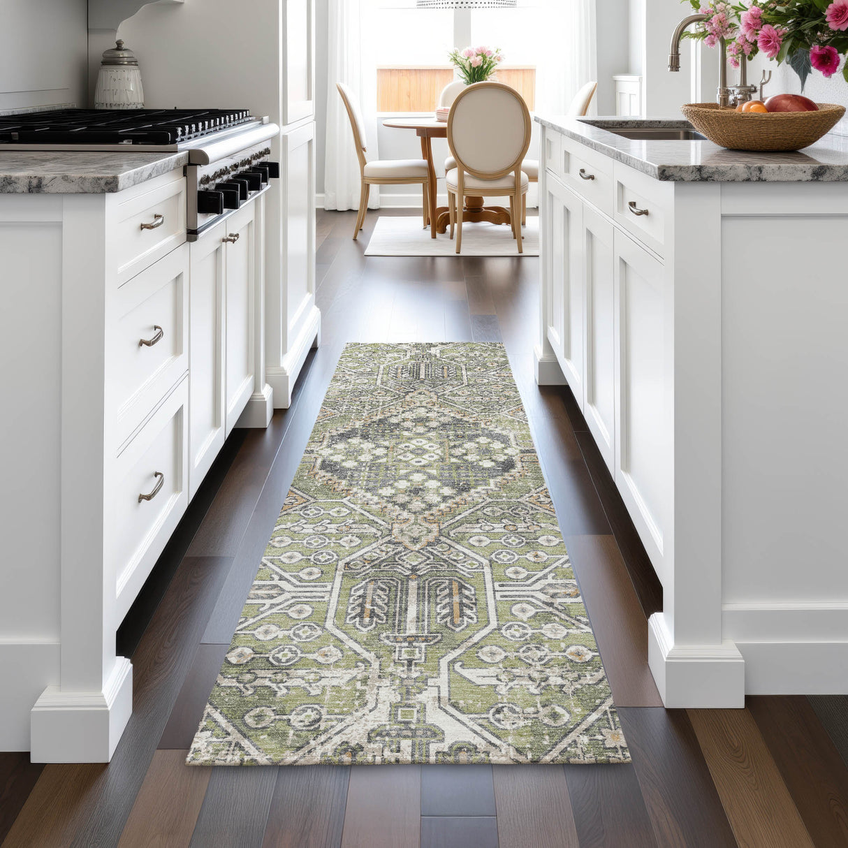 Addison Chantille ACN2197 Global Machine Made Traditional Aloe Rug