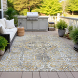 Addison Chantille ACN2197 Global Machine Made Traditional Gold Rug