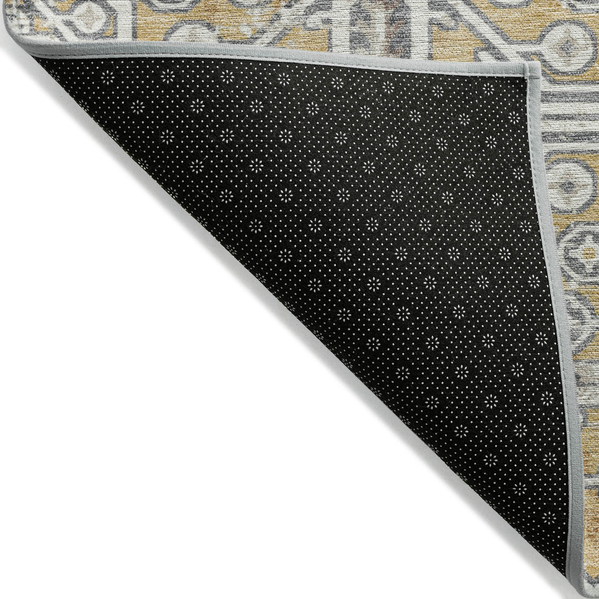 Addison Chantille ACN2197 Global Machine Made Traditional Gold Rug