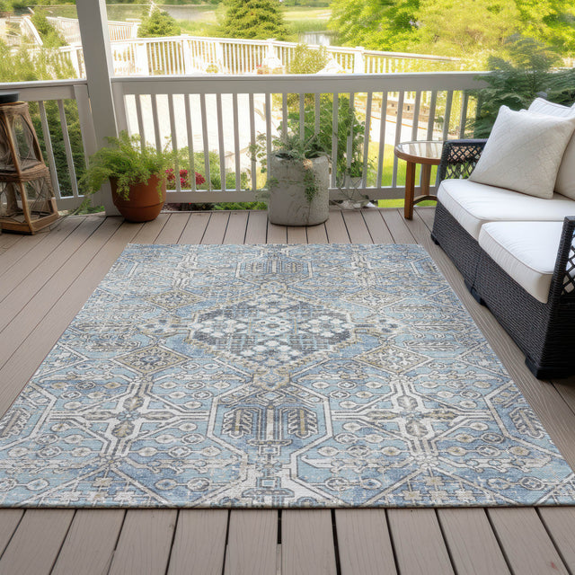 Addison Chantille ACN2197 Global Machine Made Traditional Sky Rug