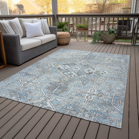 Addison Chantille ACN2197 Global Machine Made Traditional Sky Rug