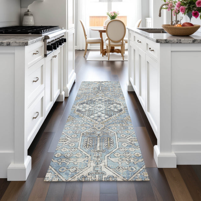 Addison Chantille ACN2197 Global Machine Made Traditional Sky Rug