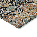 Addison Chantille ACN2199 Panel Machine Made Transitional Black Rug