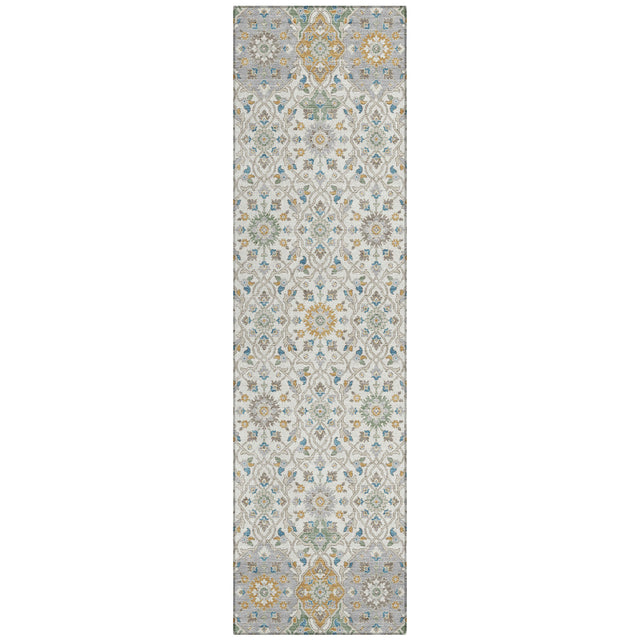 Addison Chantille ACN2199 Panel Machine Made Transitional Ivory Rug
