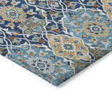 Addison Chantille ACN2199 Panel Machine Made Transitional Navy Rug