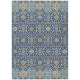 Addison Chantille ACN2199 Panel Machine Made Transitional Navy Rug