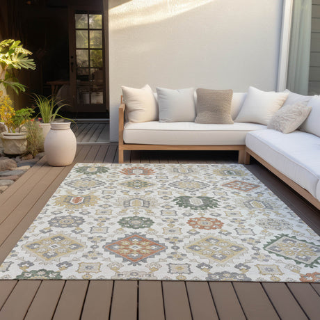 Addison Chantille ACN2200 Bohemian Machine Made Transitional Ivory Rug