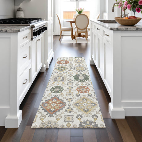 Addison Chantille ACN2200 Bohemian Machine Made Transitional Ivory Rug