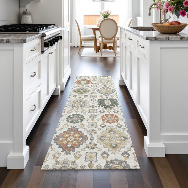 Addison Chantille ACN2200 Bohemian Machine Made Transitional Ivory Rug