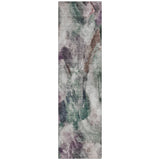 Addison Chantille ACN2204 Abstract Machine Made Transitional Green Rug
