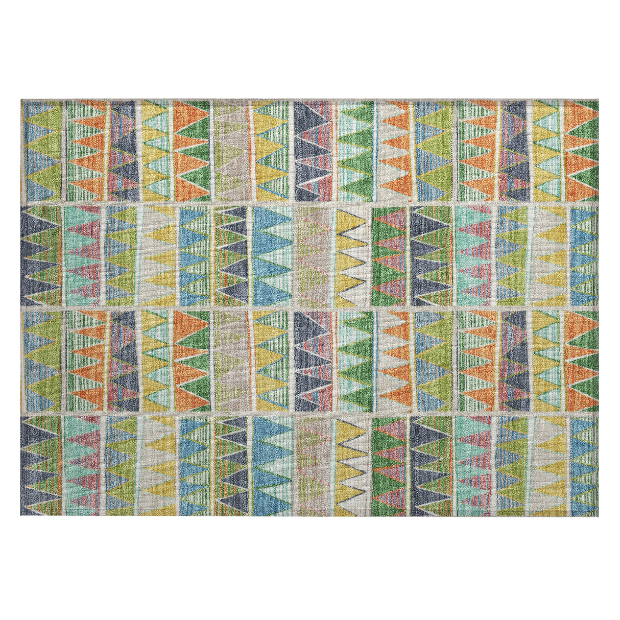 Addison Chantille ACN2205 Geometric Machine Made Transitional Beige Rug