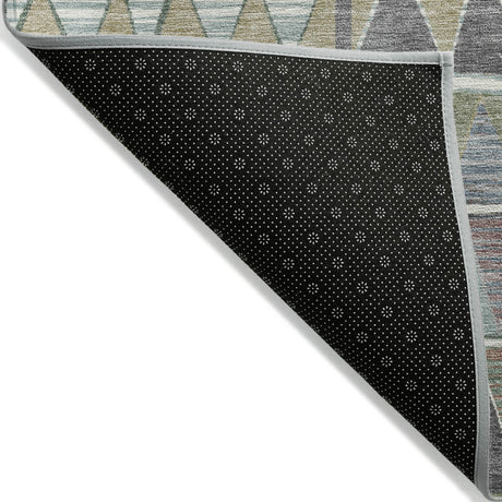 Addison Chantille ACN2205 Geometric Machine Made Transitional Gray Rug