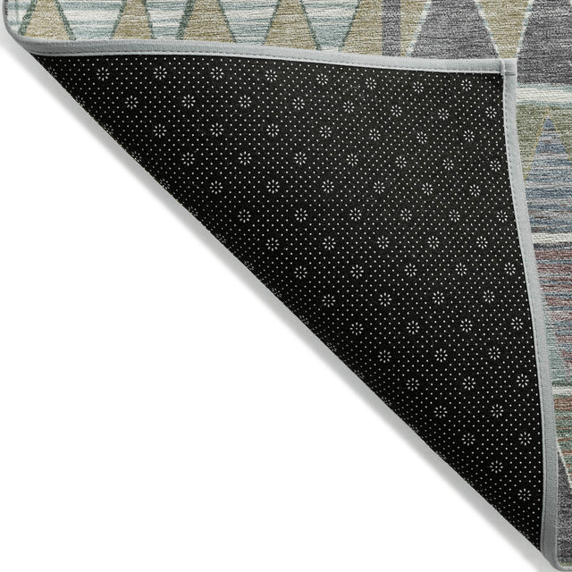 Addison Chantille ACN2205 Geometric Machine Made Transitional Gray Rug