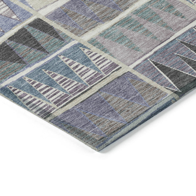 Addison Chantille ACN2205 Geometric Machine Made Transitional Lavender Rug