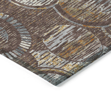 Addison Chantille ACN2206 Geometric Machine Made Transitional Fudge Rug