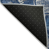 Addison Chantille ACN2206 Geometric Machine Made Transitional Navy Rug