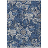 Addison Chantille ACN2206 Geometric Machine Made Transitional Navy Rug
