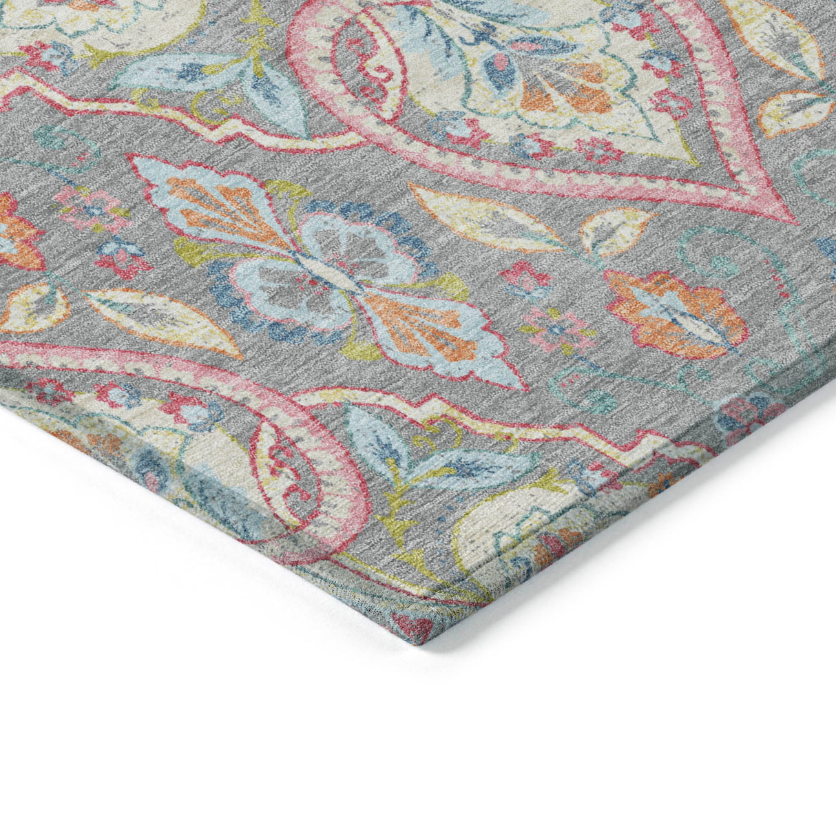 Addison Chantille ACN2207 Bohemian Machine Made Transitional Gray Rug