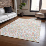 Addison Chantille ACN2207 Bohemian Machine Made Transitional Ivory Rug