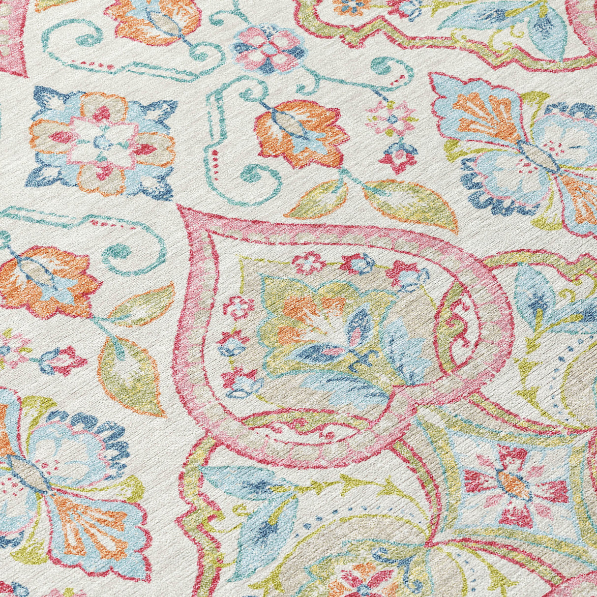 Addison Chantille ACN2207 Bohemian Machine Made Transitional Ivory Rug