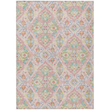 Addison Chantille ACN2207 Bohemian Machine Made Transitional Pink Rug