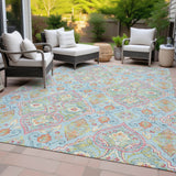Addison Chantille ACN2207 Bohemian Machine Made Transitional Sky Rug