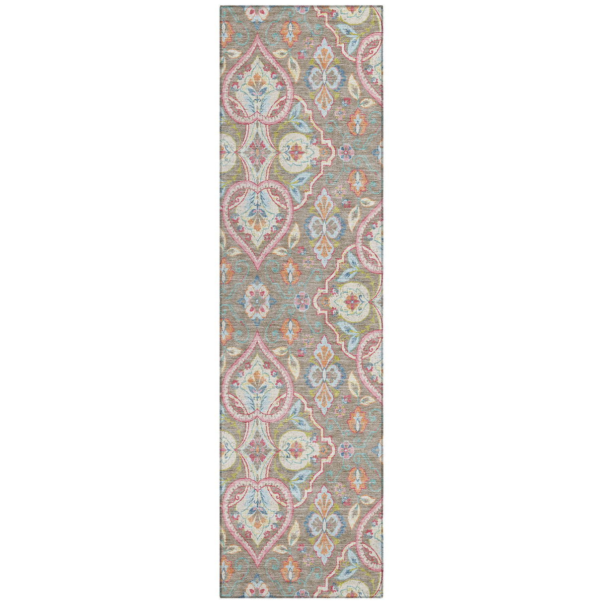 Addison Chantille ACN2207 Bohemian Machine Made Transitional Taupe Rug