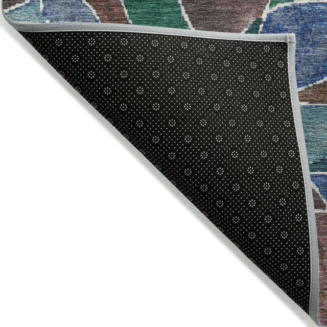 Addison Chantille ACN2208 Geometric Machine Made Transitional Blue Rug