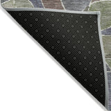 Addison Chantille ACN2208 Geometric Machine Made Transitional Green Rug