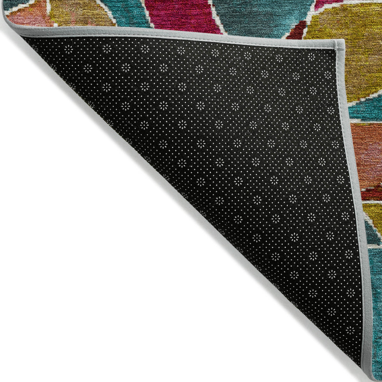 Addison Chantille ACN2208 Geometric Machine Made Transitional Merlot Rug
