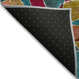 Addison Chantille ACN2208 Geometric Machine Made Transitional Merlot Rug