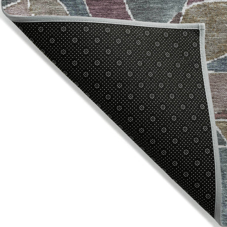 Addison Chantille ACN2208 Geometric Machine Made Transitional Plum Rug