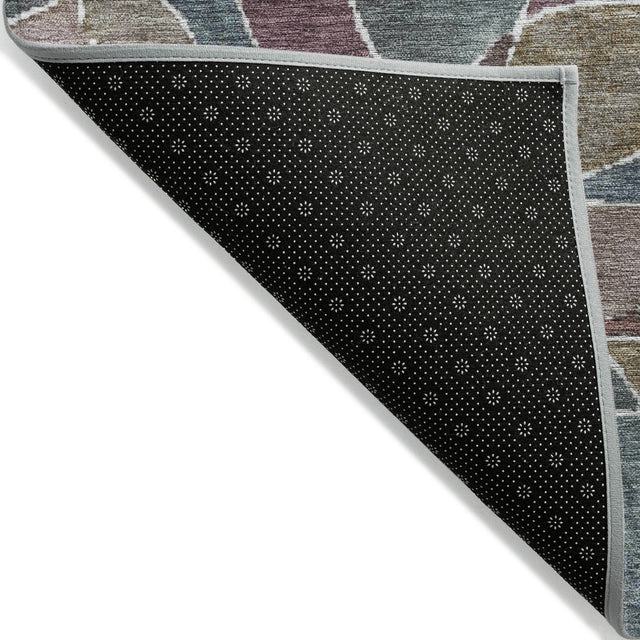 Addison Chantille ACN2208 Geometric Machine Made Transitional Plum Rug