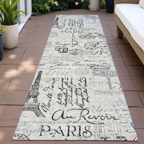 Addison Chantille ACN2209 Novelty Machine Made Transitional Beige Rug