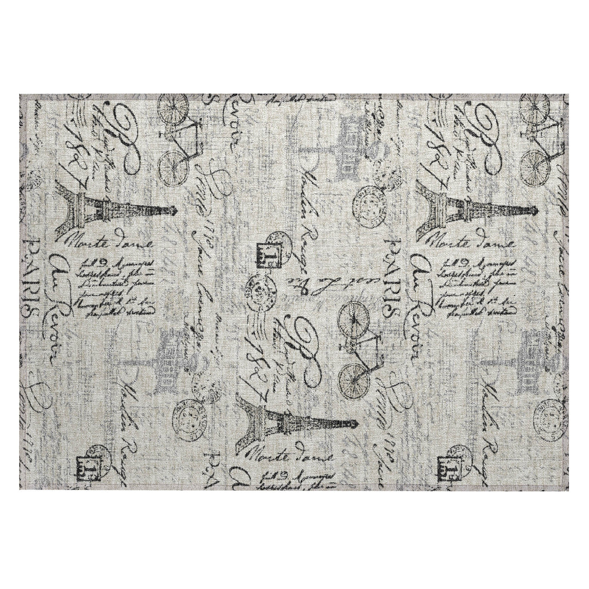 Addison Chantille ACN2209 Novelty Machine Made Transitional Beige Rug