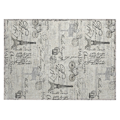 Addison Chantille ACN2209 Novelty Machine Made Transitional Beige Rug