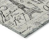 Addison Chantille ACN2209 Novelty Machine Made Transitional Beige Rug