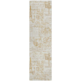 Addison Chantille ACN2209 Novelty Machine Made Transitional Gold Rug