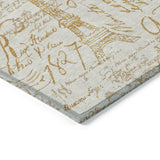 Addison Chantille ACN2209 Novelty Machine Made Transitional Gold Rug