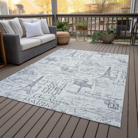 Addison Chantille ACN2209 Novelty Machine Made Transitional Ivory Rug
