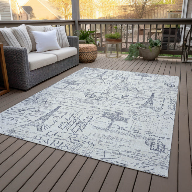 Addison Chantille ACN2209 Novelty Machine Made Transitional Ivory Rug